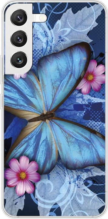 Schmetterling blau