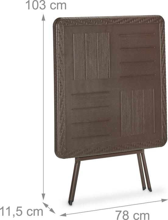 Immagine prodotto Relaxdays Tavolo da giardino (78 cm)