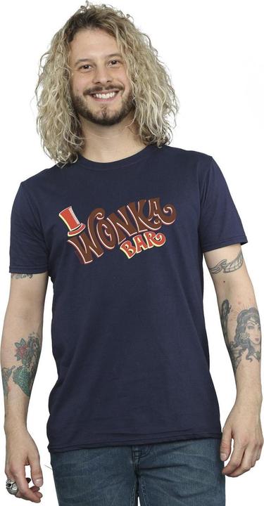 Immagine prodotto Willy Wonka & the Chocolate Factory Bar Logo Maglietta Uomo (L)