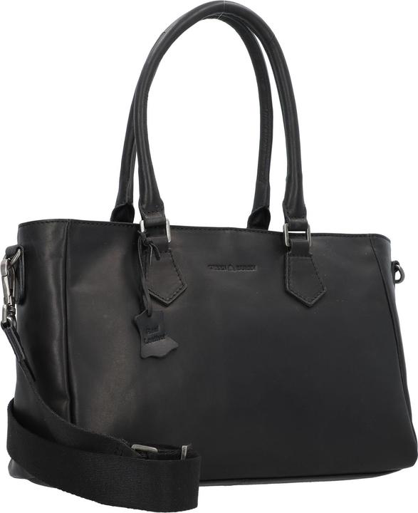 Immagine prodotto Greenburry Borsa in pelle nera pura 33 cm