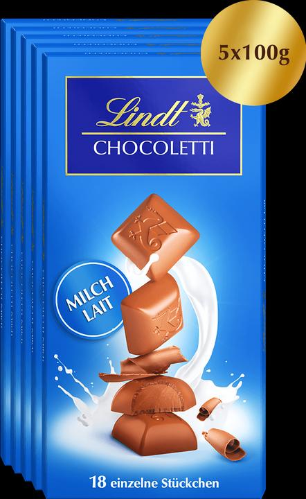 Actual product image Lindt Chocoletti milk chocolate bar (500 g)