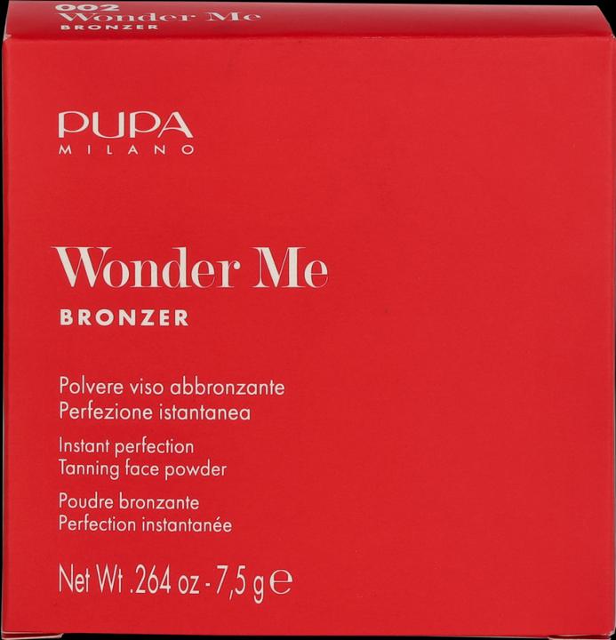 Actual product image Pupa Milano Wonder Me Bronzer 002 Medium Warm (002 Medium Warm)