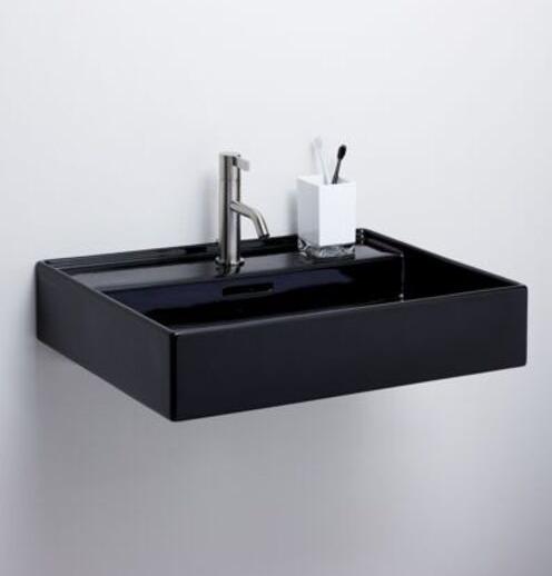 Actual product image Laufen Kartell washbasin undermount, 1 tap hole, with overflow, 500x460mm, H810332 (360 mm, 500 mm)