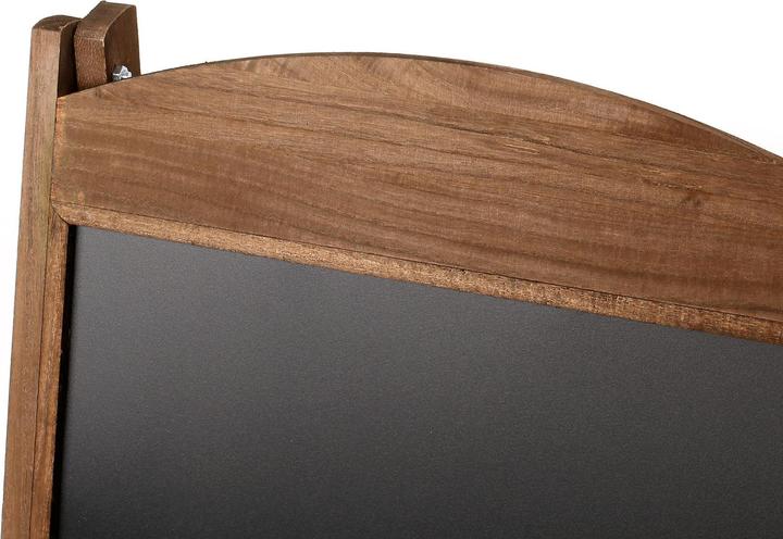 Produktbild Wiltec Toboli Kundenstopper 42x112cm Kreidetafel Holz Aufsteller Werbetafel Restaurant