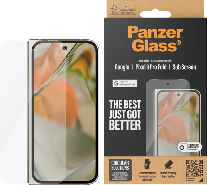 Produktbild PanzerGlass Ultra-Wide Fit (1 Stück, Google Pixel 9 Pro Fold, Google Pixel 9 Pro, Google Pixel 9)