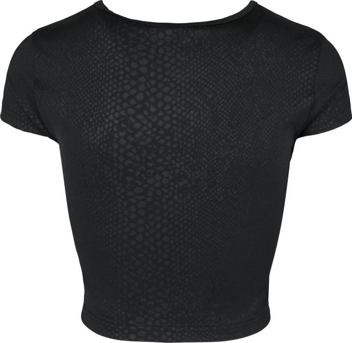 Actual product image Urban Classics Ladies Stretch Pattern Cropped Tee (XL)
