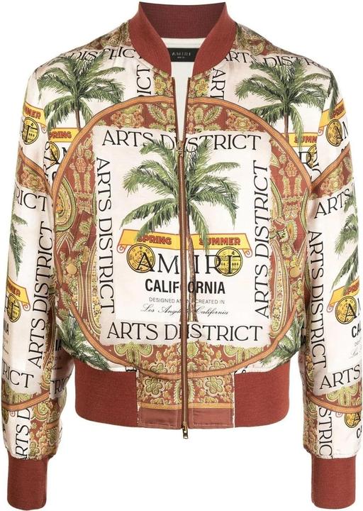 Amiri Printed Silk Jacket