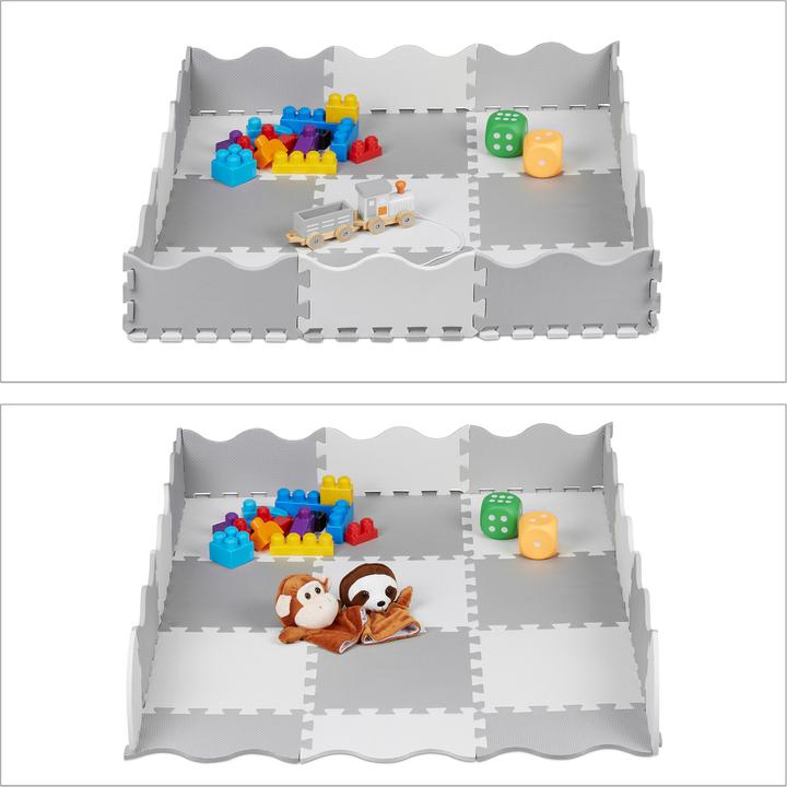 Image du produit Relaxdays Tapis puzzle (31,5 x 31,5 x 1 cm)