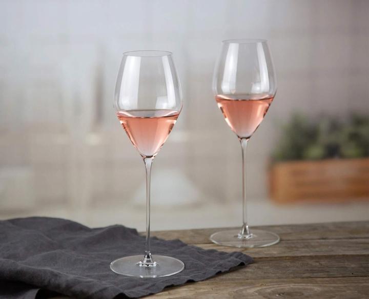 Image du produit Riedel Veloce Rosé Weingläser + Poliertuch (34.70 cl, 2 Verres, Verres à vin blanc)