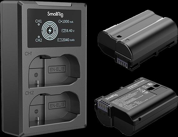 Actual product image SmallRig EN-EL15 battery and charger kit (Rechargeable battery)