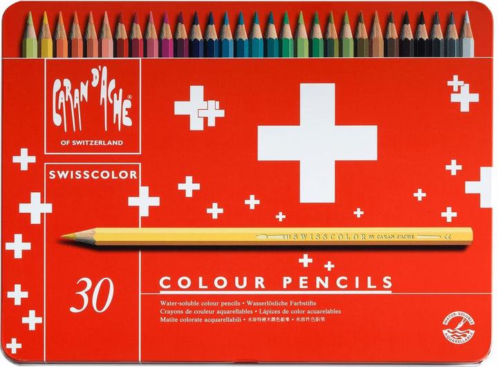 Produktbild Caran d'Ache Farbstifte SWISSCOLOR 30 (Multifarbig, 30 x)