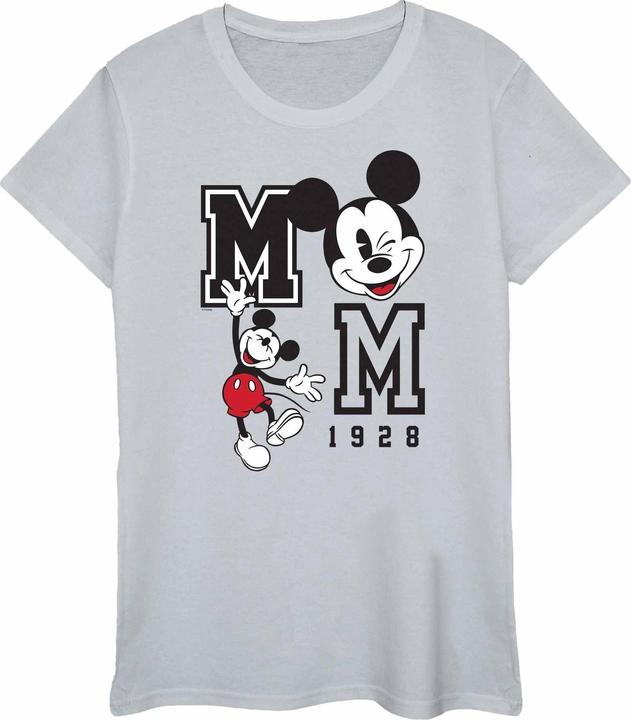 Immagine prodotto Disney Maglietta Donna/Ladies Jump And Wink Mickey Mouse Wink (L)