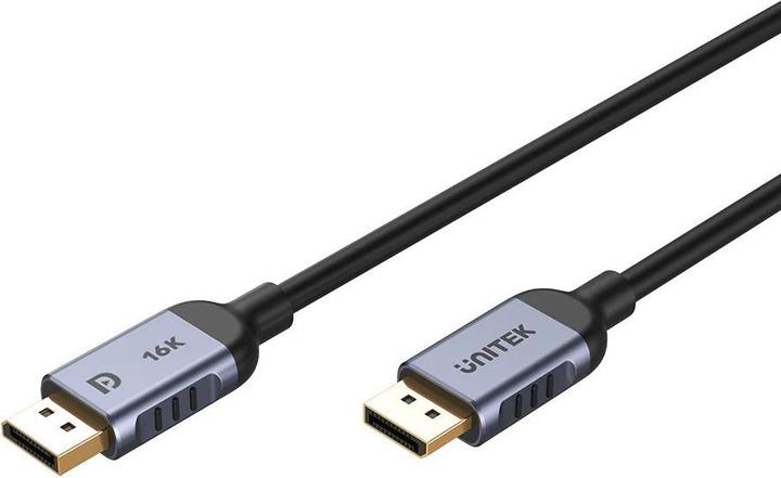 Actual product image Unitek C1626GY01-3M DisplayPort 2.1 Black (3 m, DisplayPort)