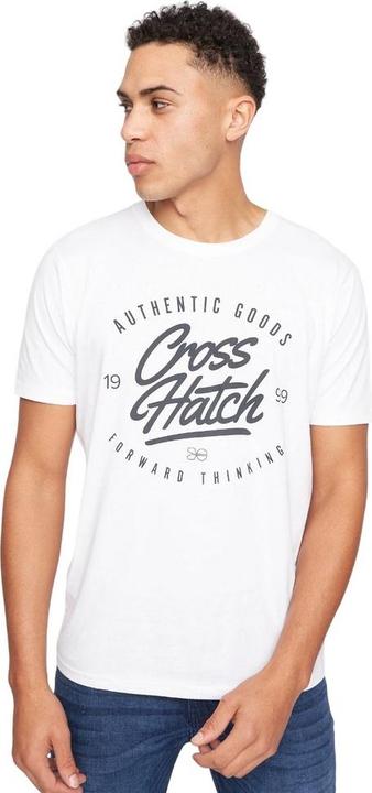 Actual product image Crosshatch Mens Fellmire Assorted Designs T-Shirt (Pack of 5) (S)