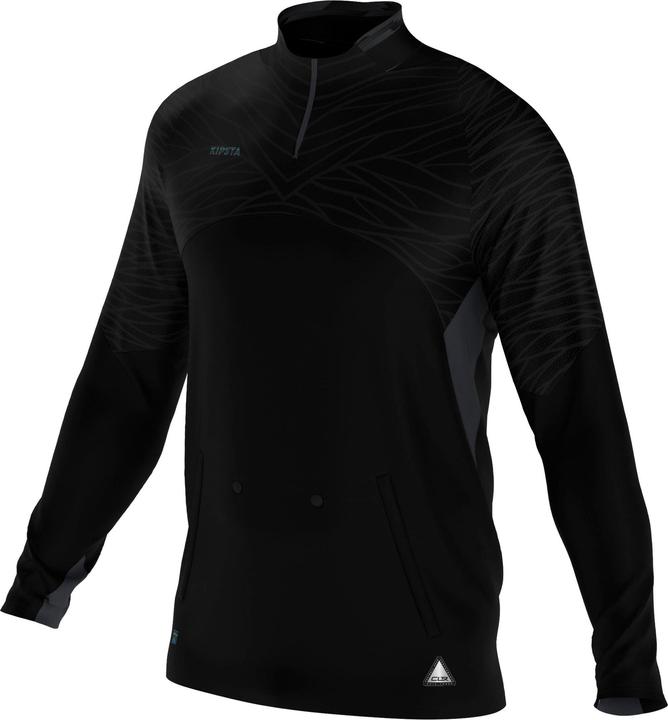 Image du produit Kipsta Femmes/Hommes Football 1/2 Zip - CLR noir (XXL)