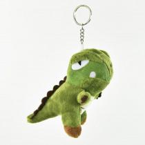 Produktbild Magni Kögler 11223 - Niedliches Plüschtier, grüner grummeliger Dinosaurier mit hellem Bäuchlein, ca. 19 cm
