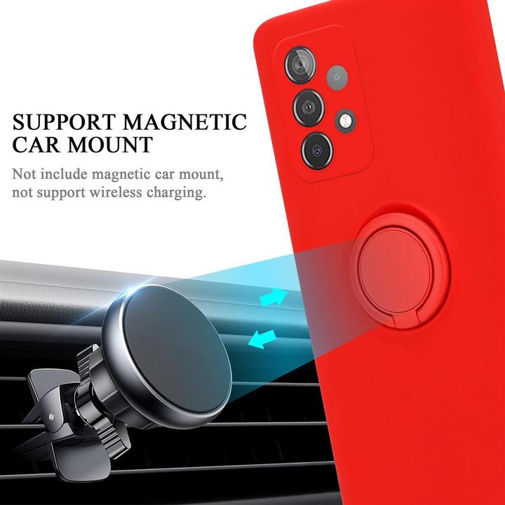 Actual product image Cadorabo TPU Liquid Ring Silicone Case Cover (Samsung Galaxy A52, Samsung Galaxy A52 5G, Samsung Galaxy A52s 5G)
