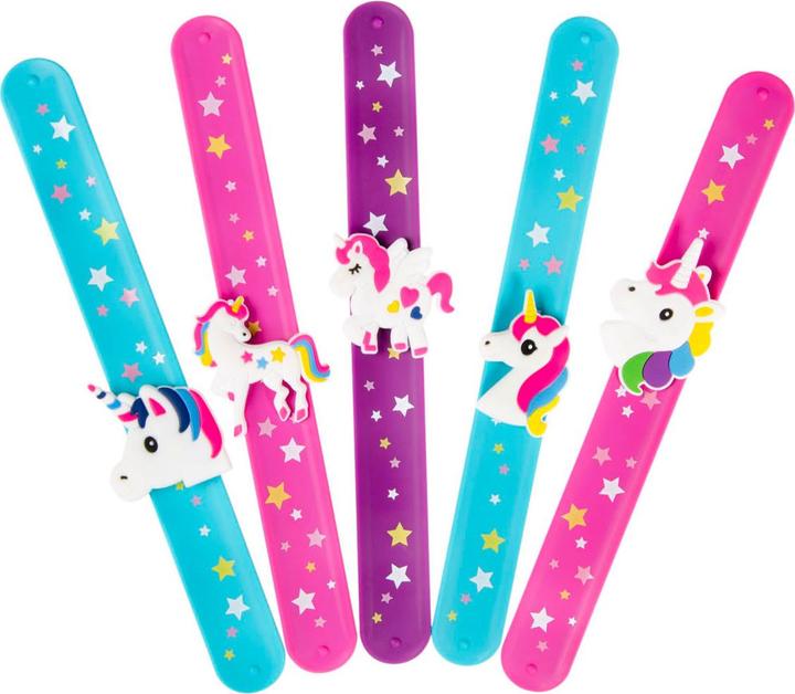LG-Imports Schnapparmband Einhorn Sterne (22.50 cm, Silikon)