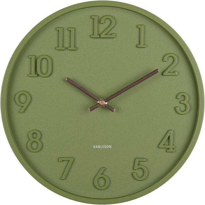 Produktbild Karlsson Wanduhr Calma 30 x 3.8 cm, Grün, Form (30 cm)