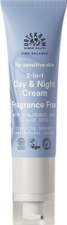 Image du produit Urtekram Crème de jour et de nuit Sensitive 50 ml (50 ml, Crème 24h)