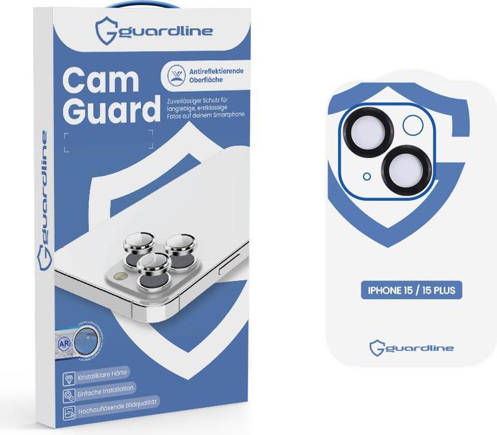 Guardline CamGuard (1 Pezzo/i, Apple iPhone 15 Plus, Apple iPhone 15)