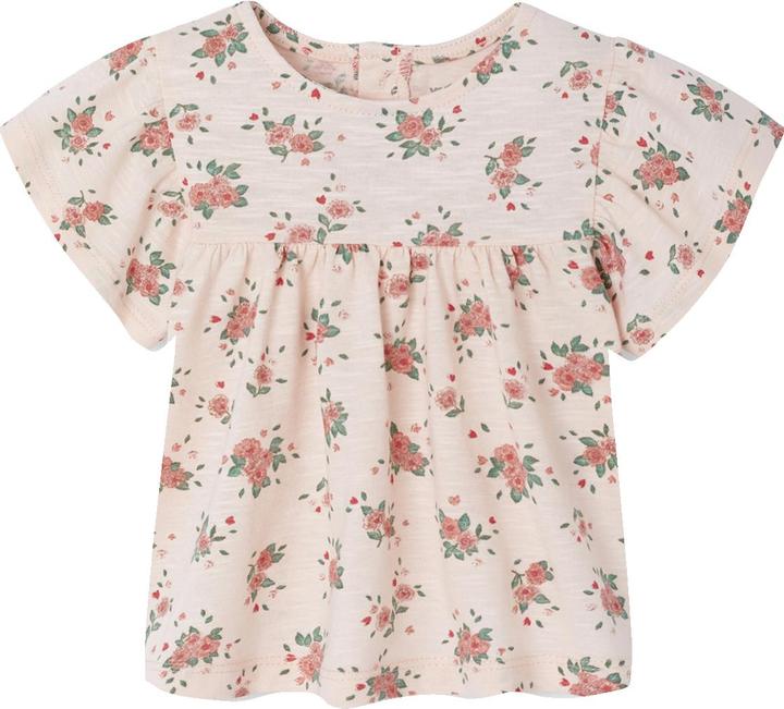 Produktbild Vertbaudet Bio-Kollektion: Mädchen Baby T-Shirt mit Blumenprint (92)