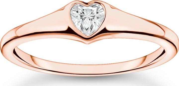 Produktbild Thomas Sabo Ring Herz Roségold (56, 925 Silber)