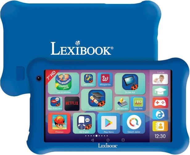 Produktbild Lexibook LexiTab Master 7 Zoll Tablet mit pädagogischen Inhalten, Schutzhülle FR Version