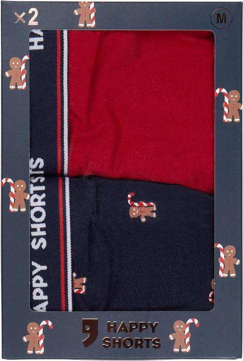 Actual product image Happy shorts Retro Boxer Jersey XMAS (XL, pack of 2)