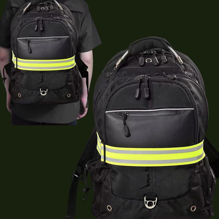 Immagine prodotto Hermex Reflektorgurt Rucksack-Reflektorband Reflektierendes Veloband (Custodia)