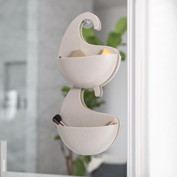 Actual product image Koziol Surf bath silo XL to hang up (6.5 x 21.5 x 25 cm)