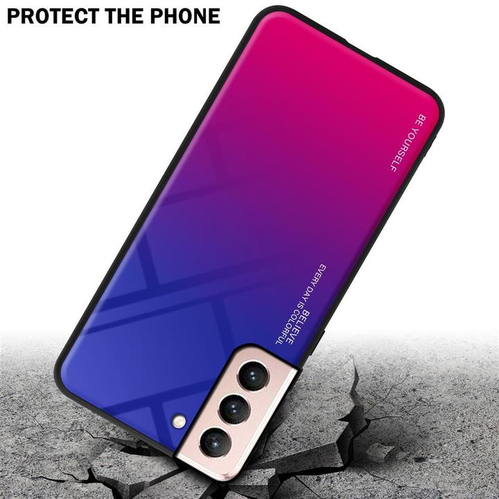 Actual product image Cadorabo TPU 2 colors glass cover (Samsung Galaxy S21 5G)
