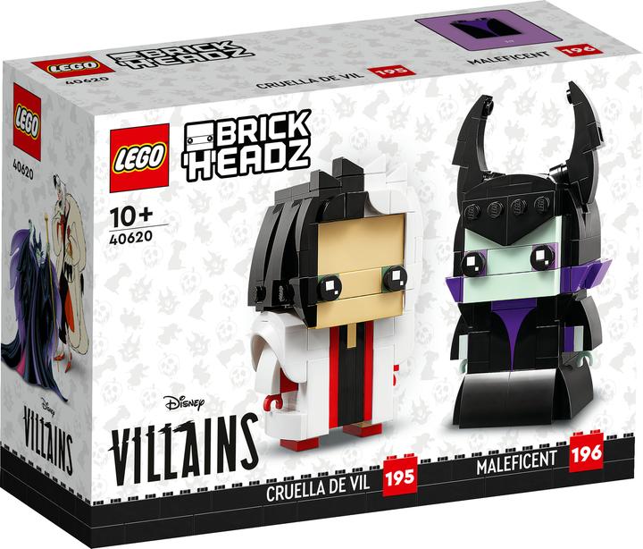 Immagine prodotto LEGO Crudelia e Malefica (40620, LEGO Brickheadz)