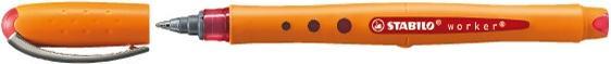 Produktbild STABILO worker+ Tintenroller (Rot, 1 x)