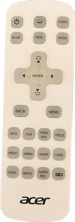 Immagine prodotto Acer MC.JPC11.001 (Telecomando specifico per il dispositivo, Infrarossi)