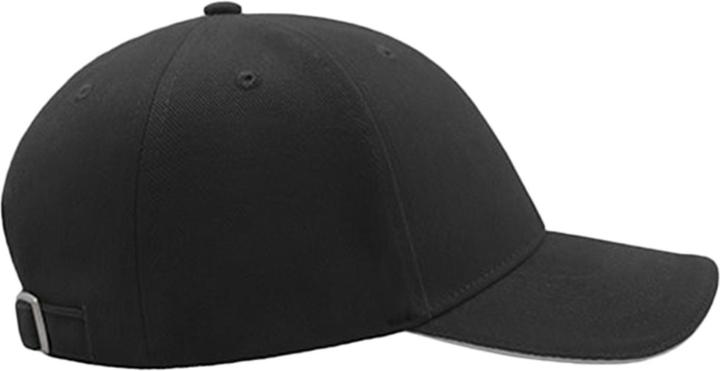Actual product image Atlantis Liberty Baseball Cap With 6 Brushed Cotton Panels (One size)