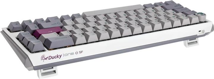 Produktbild Ducky One 3 Mist Grey SF Gaming Tastatur, RGB LED - MX-Blue (US) (US, Kabelgebunden)