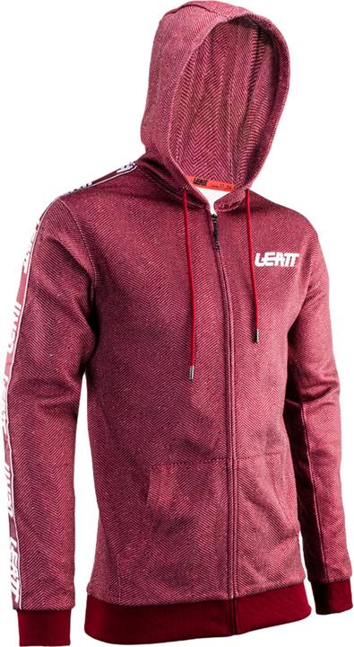 Produktbild Leatt Zip Hoodie Premium # - Ruby (M)