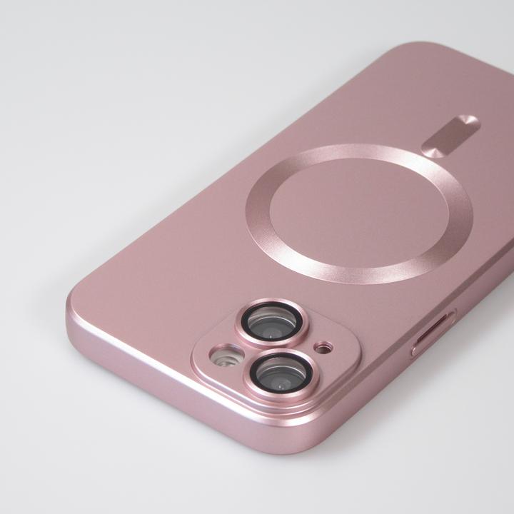 Produktbild PhoneLook Hülle Gummi weich mit Kameraschutzglas MagSafe (Apple iPhone 15 Plus)