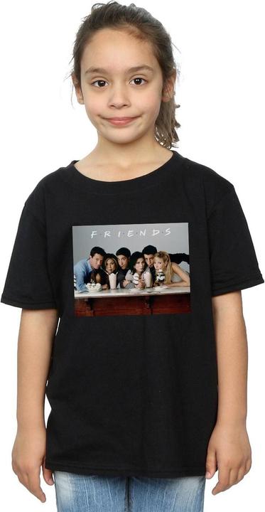 Immagine prodotto Friends Group Photo Milkshakes Maglietta Ragazze (140, 146)
