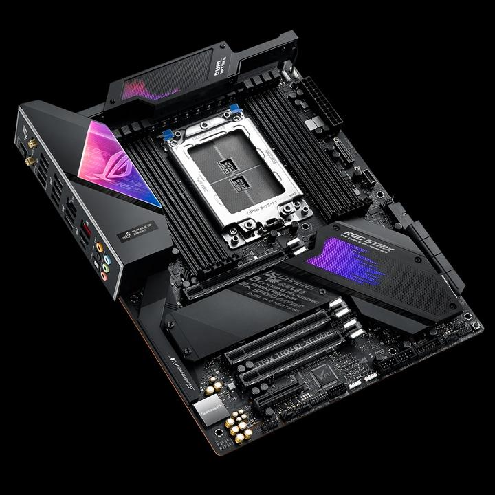 Actual product image ASUS ROG STRIX TRX40-XE Gaming, AMD TRX40 motherboard - Socket sTRX4 (sTRX4, ATX)