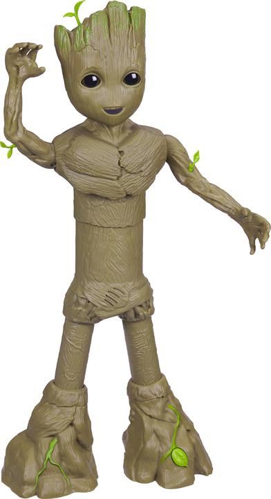 Actual product image Hasbro Marvel Studios I Am Groot Groove 'N Grow Groot, 34cm Tall Interactive Action Figure, Superheroes