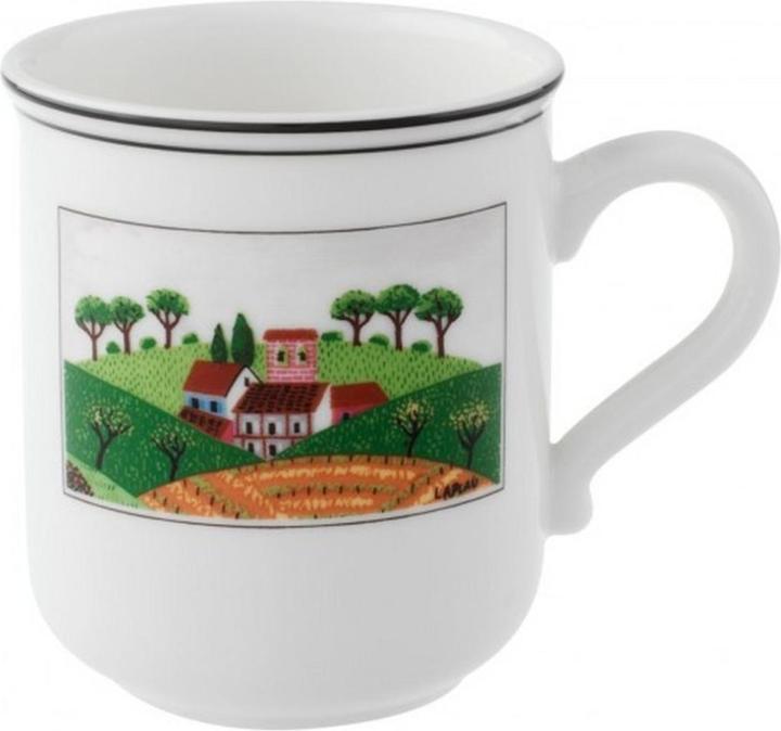 Becher mit Henkel Dörfchen Design Naif (300 ml, 1 x)