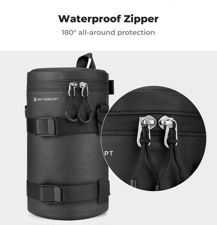 Actual product image K&F Concept Camera Lens Pouch XL Size (Lens bag)