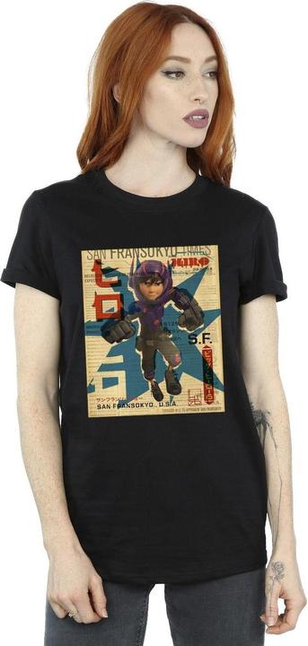 Produktbild Disney Big Hero 6 Baymax Hiro Newspaper TShirt (XXL)