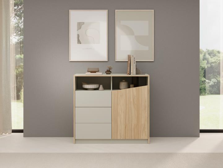 Actual product image ADRK Furniture Chest of drawers I Atson (100 x 40 x 91 cm)