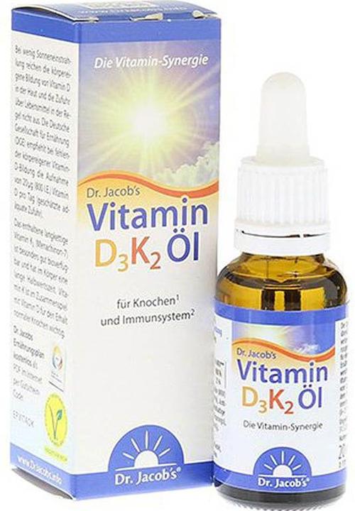 Image du produit Dr. Jacob's Vitamine D3 K2 (1 pièce(s), Gouttes, 61 g)