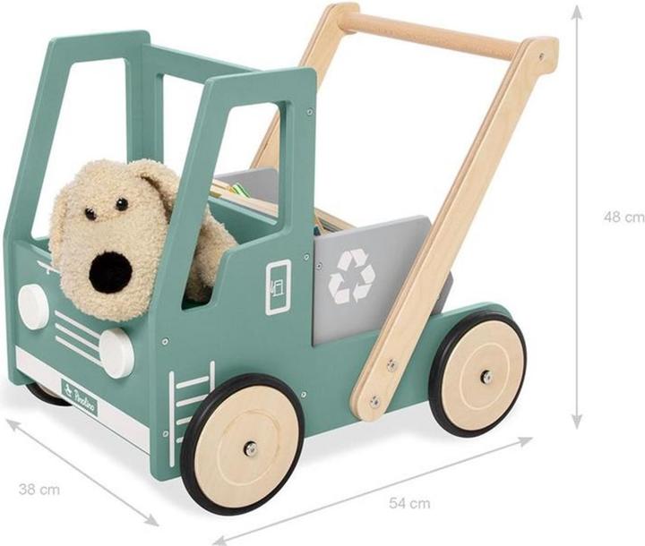 Actual product image Pinolino Baby walker "Dump truck Fred", green