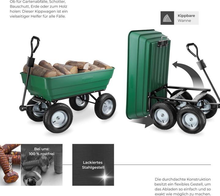 Immagine prodotto tectake Carrettino Tummi 125l