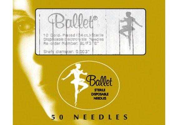 Produktbild Ballet Epilationsnadeln F3 gold 50 Stk. (50 x)